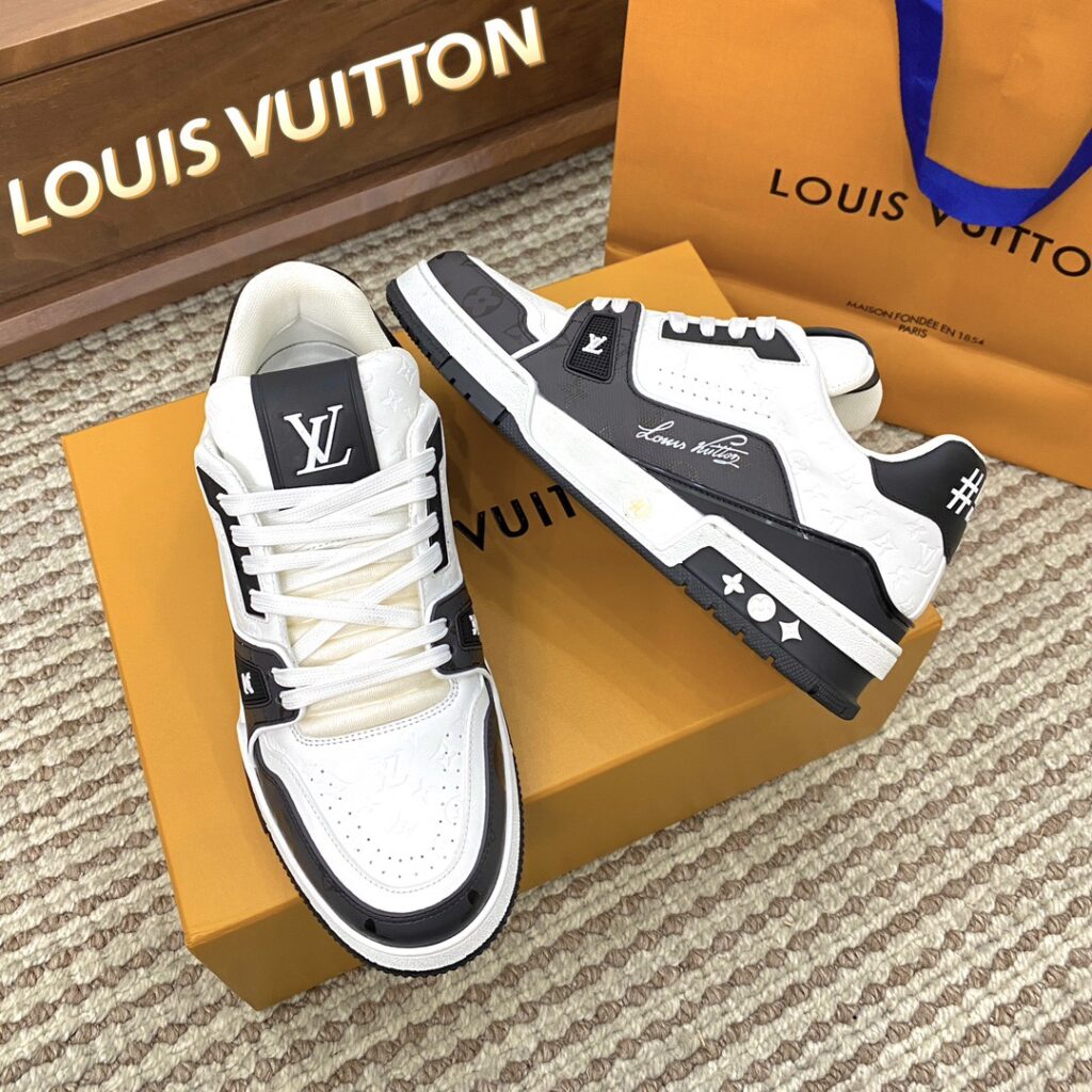 IMG_3064 черные премиум кроссовки Louis Vuitton